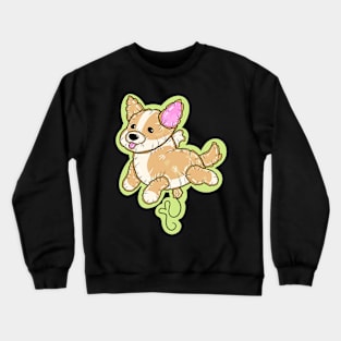 Balloon cute corgi Crewneck Sweatshirt